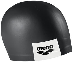 Arena Unisex Logo Moulded Swim Cap - Black