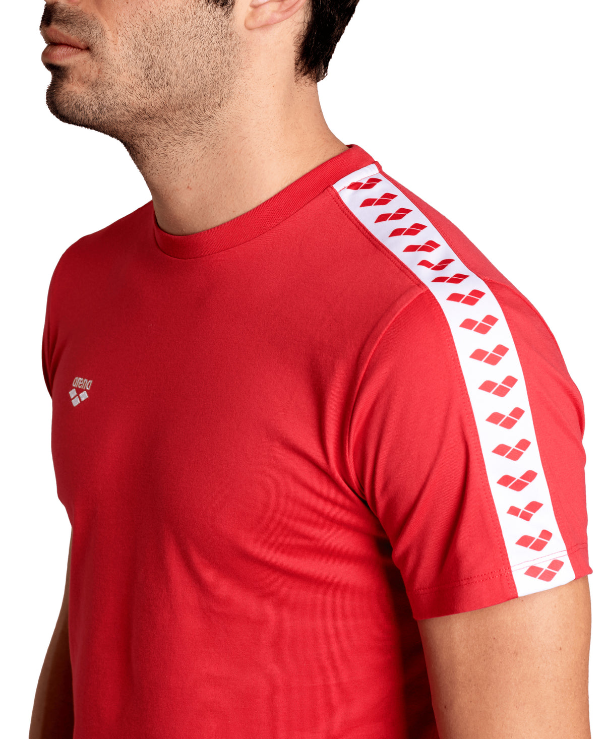 Arena Men's Team T-Shirt - Red / White / Red