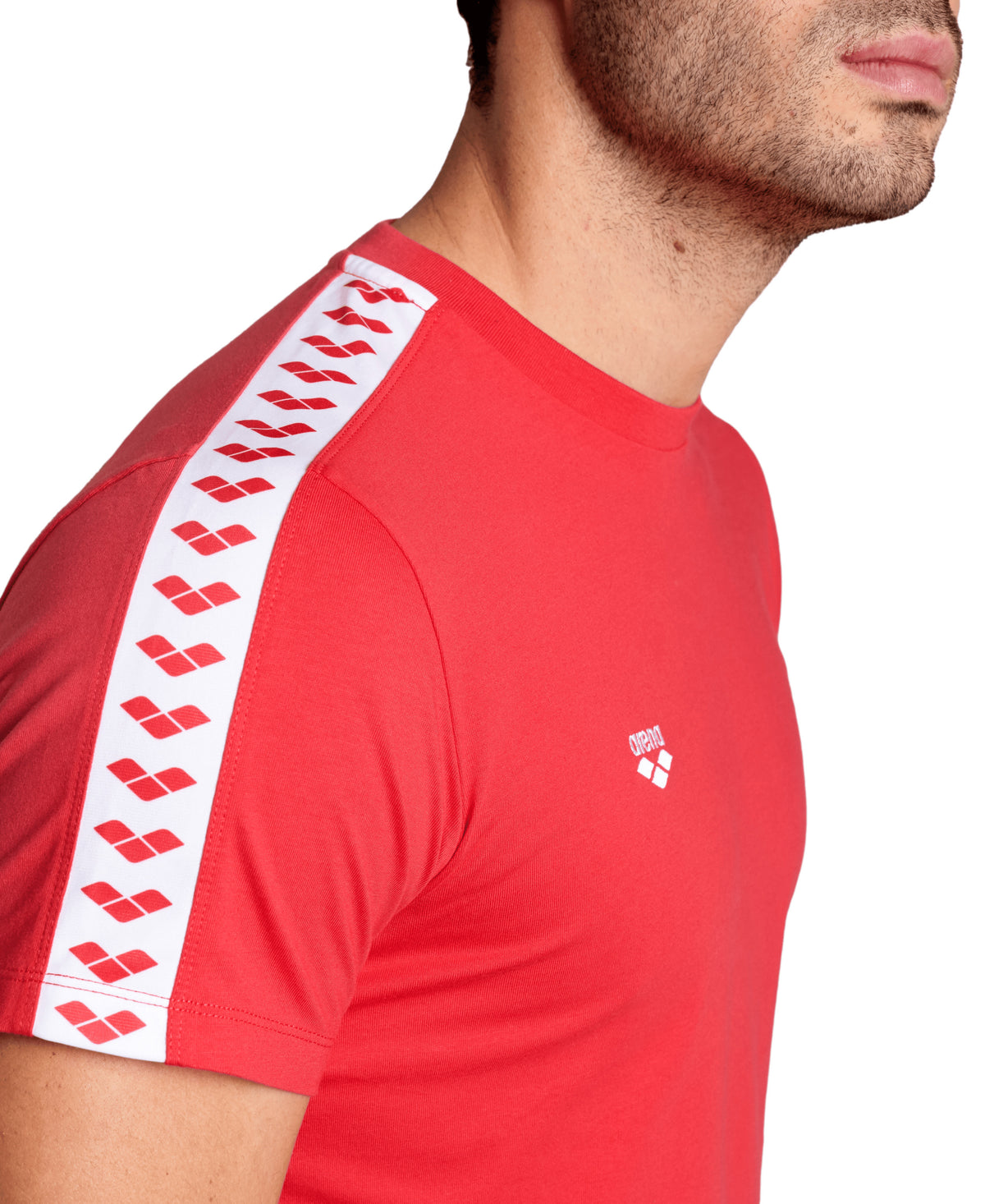 Arena Men's Team T-Shirt - Red / White / Red
