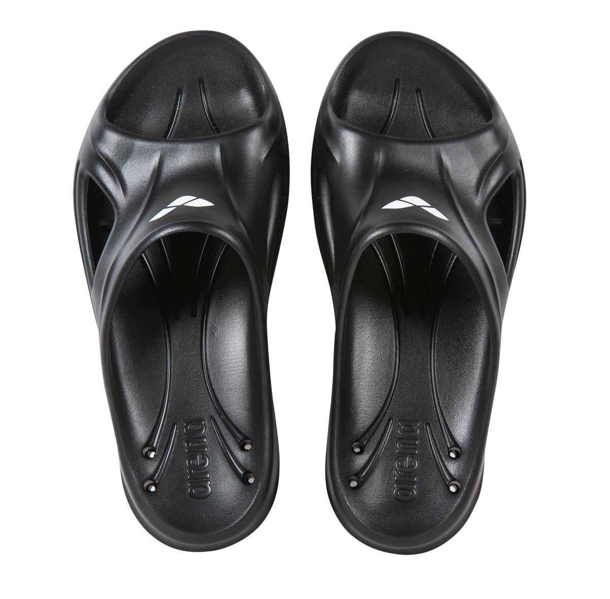 Arena Unisex Hydrosoft II Slides - BLACK