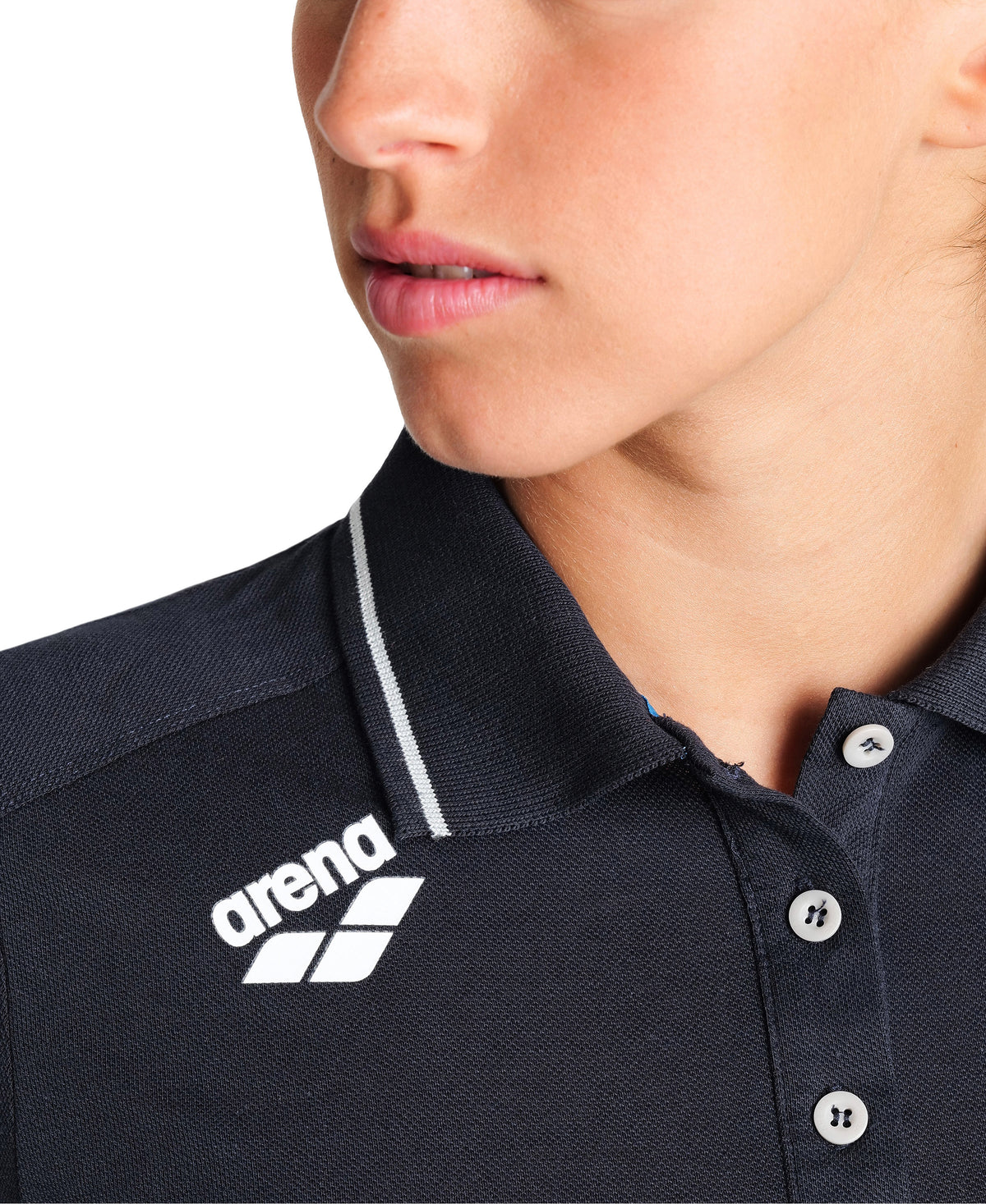 Arena Team Women's Solid Cotton Polo t-shirt - color 700
