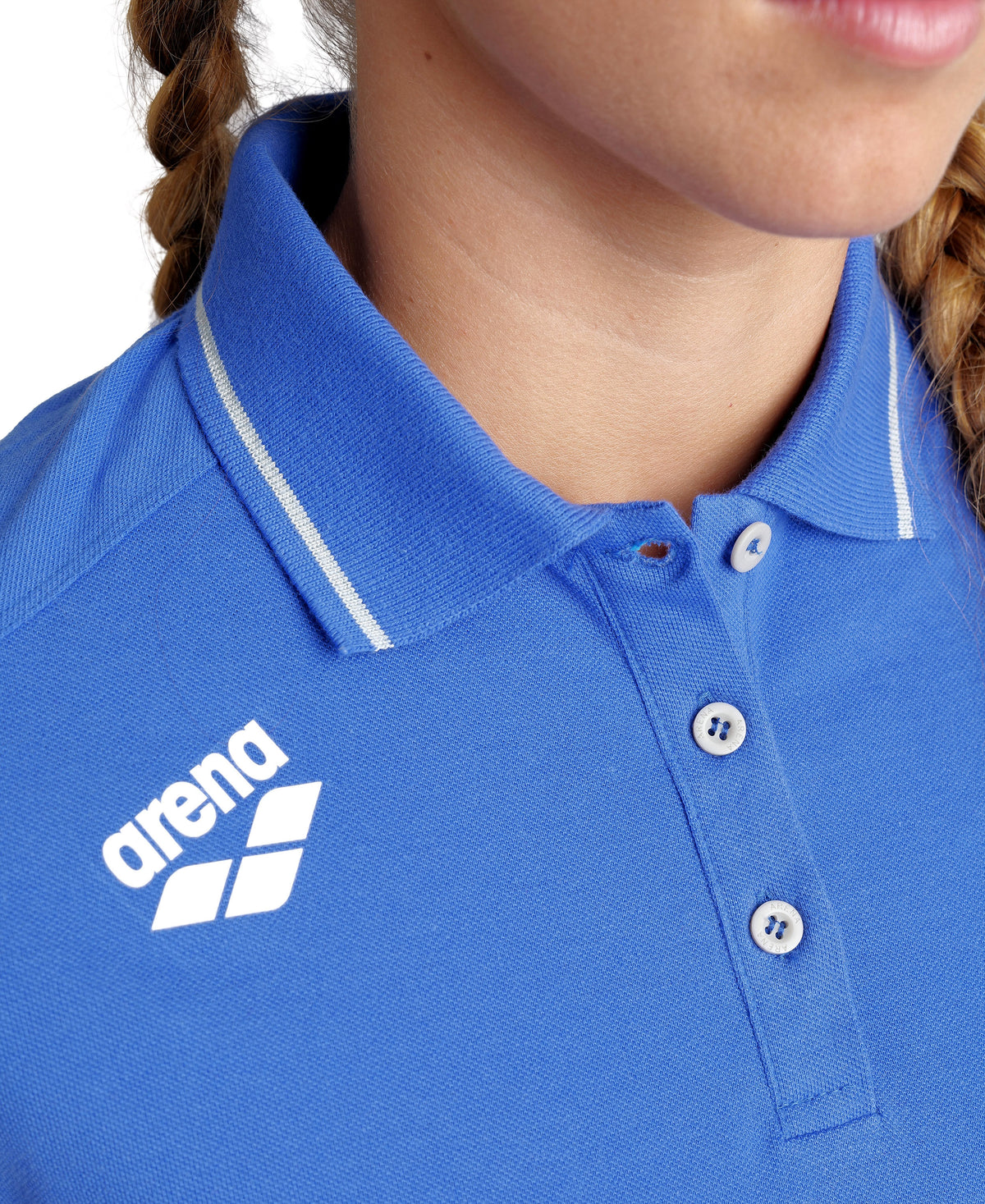 Arena Team Women's Solid Cotton Polo t-shirt - color 800