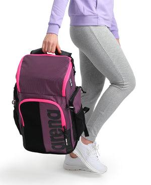 Arena Spiky III Backpack 45 - PLUM-NEON_PINK