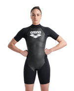 Arena Women's Aquaventure Shorty Wetsuit - on-body view