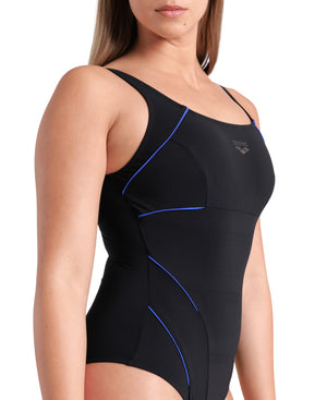 Arena Jewel One Piece R - Black / Bright Blue