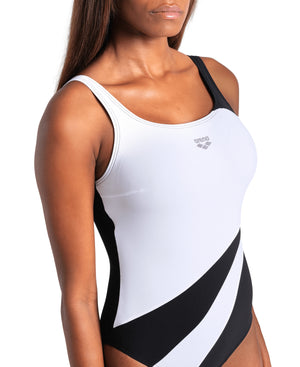 Arena Liliana U Back C Cup Swimsuit - Black / White