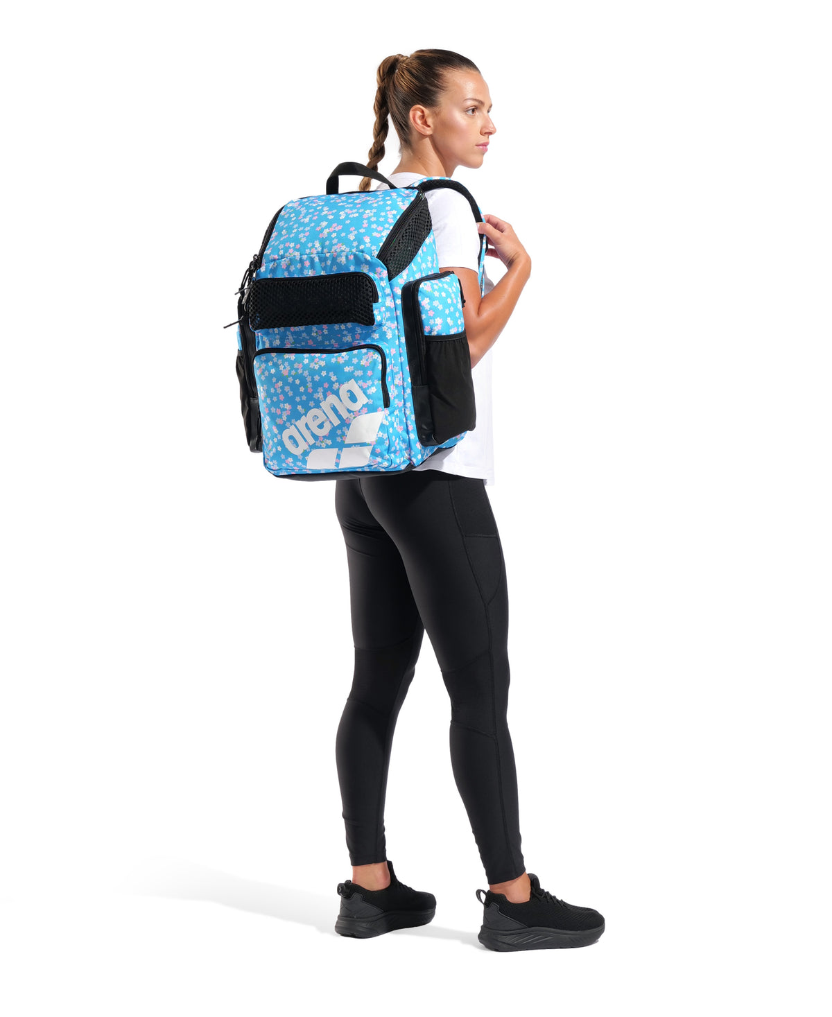 Arena One Go Allover Swim Sports Travel Backpack 45L - ARENA FLOWERS