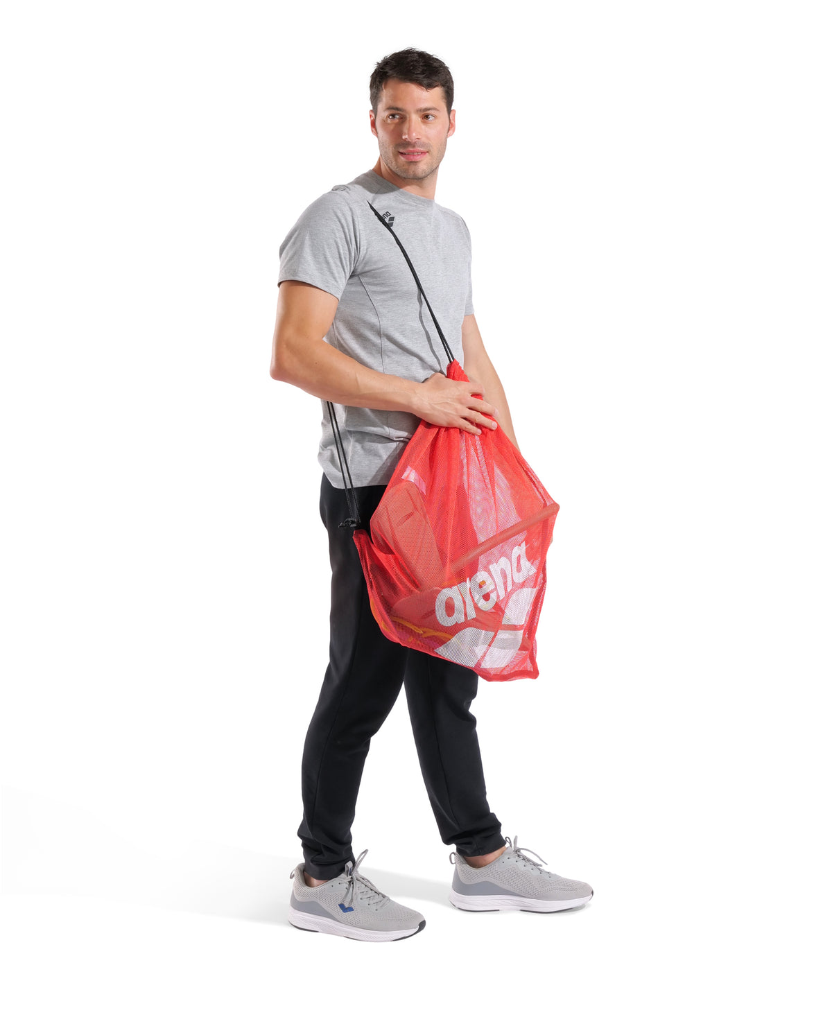 Arena One Go Pool Sack Mesh Bag - RED