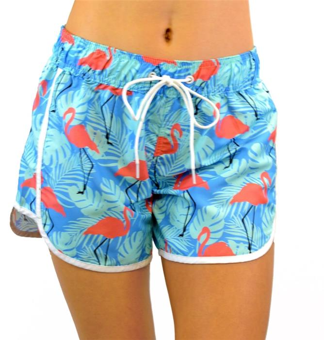 Adoretex Summer Flamingo Print Ladies Board Shorts - 25 product image