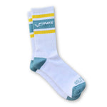 FINIS Retro Crew Socks White
