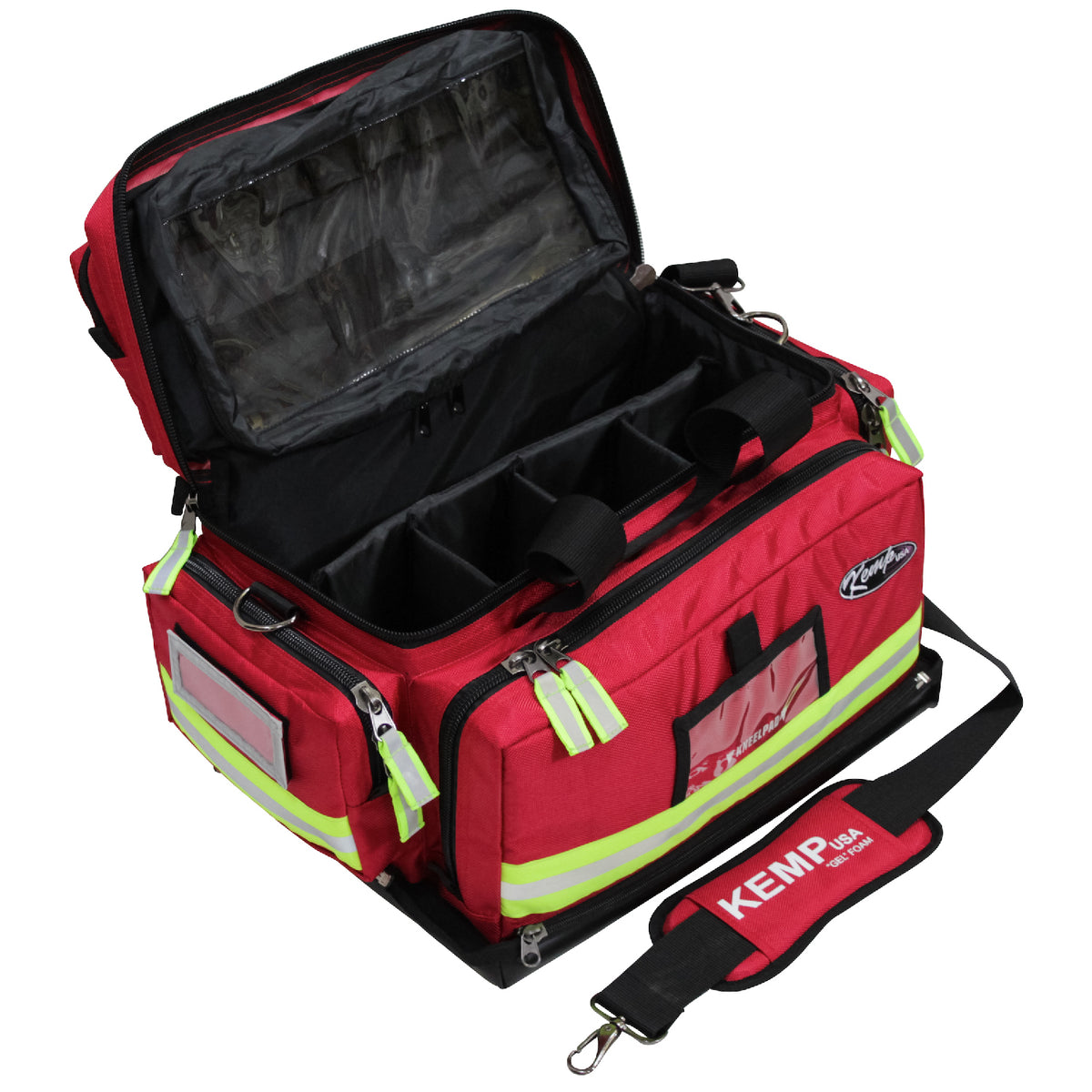 Kemp USA Premium Large Professional Trauma Bag - Red