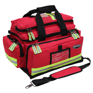 Kemp USA Premium Large Professional Trauma Bag - Kemp USA Large Professional Trauma Bag, Red