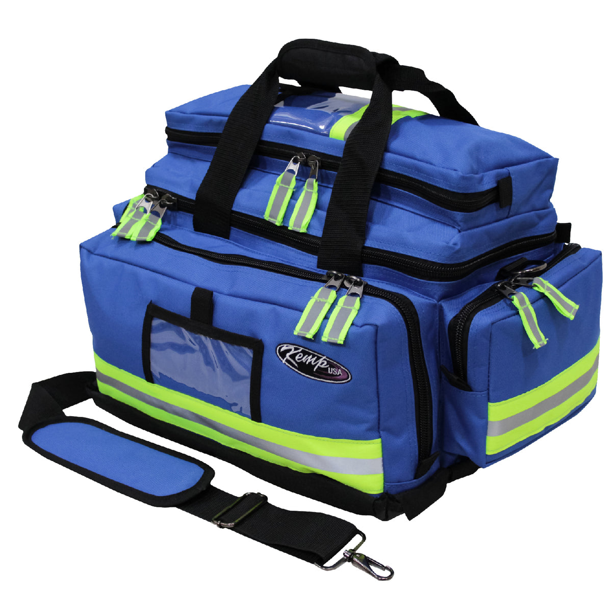 Kemp USA Premium Large Professional Trauma Bag - Kemp USA Large Professional Trauma Bag, Royal Blue