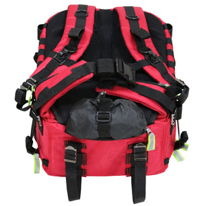Kemp USA Premium Rescue & Tactical EMS Bag - Red