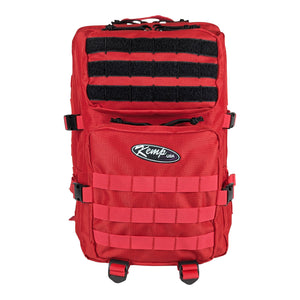 Kemp USA 3-Day Assault Molle Backpack, Large Rucksack Style - Red