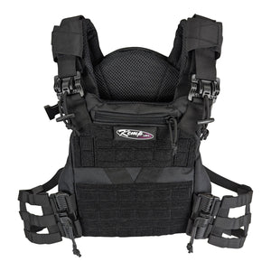 Kemp USA Tactical Vest with Quick Release Buckles - Black