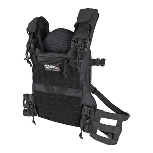 Kemp USA Tactical Vest with Quick Release Buckles - Black