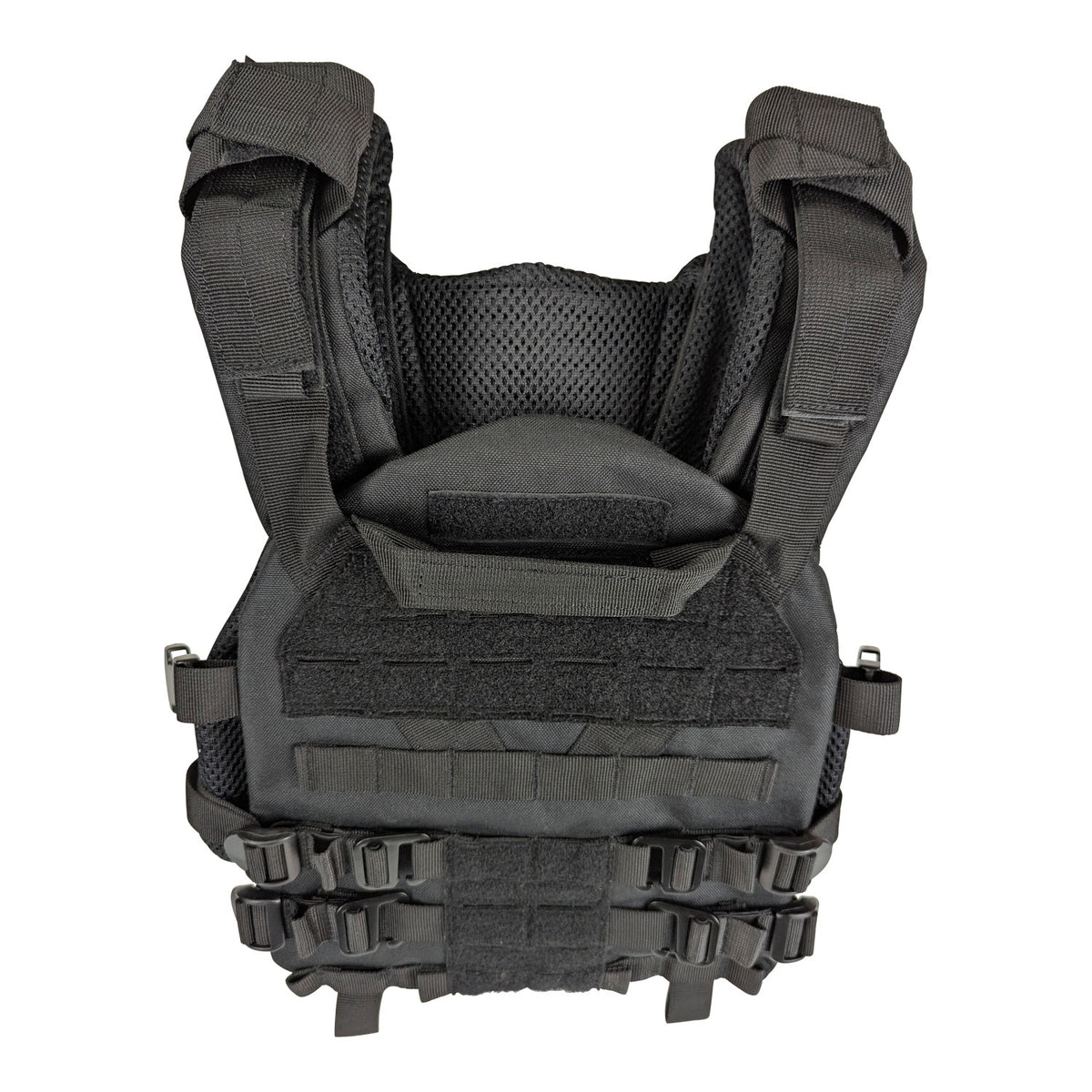 Kemp USA Tactical Vest with Quick Release Buckles - Black