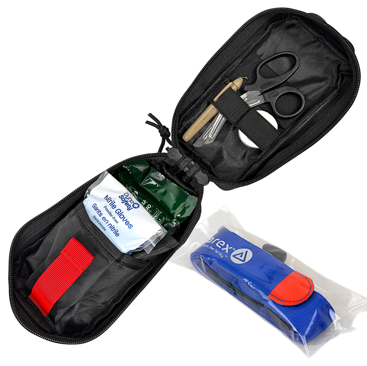 Kemp USA Tourniquet Holster Pouch - with MOLLE for EMT & Combat (Trauma2 Tourniquet Kit)