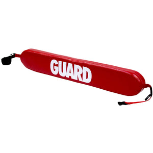 Kemp USA 40" Rescue Tube with Plastic Clips and GUARD Logo - Red