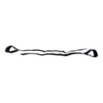 Kemp USA Premium Hook & Loop Spineboard Straps with Metal Ends - Black (Set of 3)