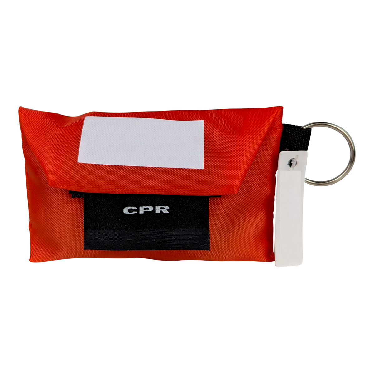 Kemp USA CPR Face / Mouth Disposable Shield - w/ Nitrile Gloves in Keychain Pouch