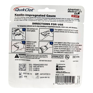 QuikClot® Stops Bleeding, Advanced Clotting Gauze 3" x 24" - Default Title