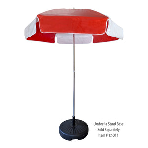 Kemp USA 6' Vinyl Fabric Umbrella