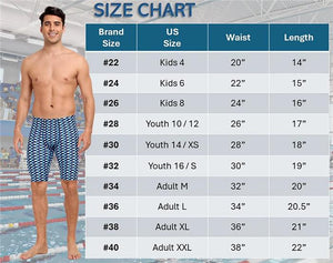 Adoretex Sharp Reflection Print Male Nylon/Lycra Swim Jammer - 26 product image 5