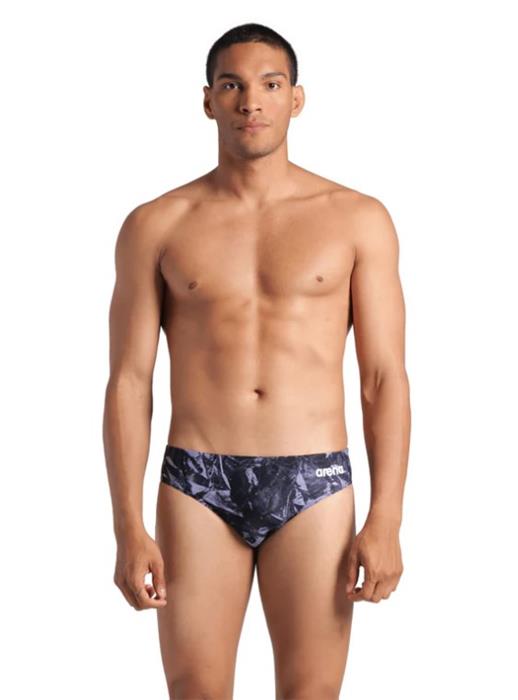Arena Crackle Print MaxLife Eco Men's Swim Brief - 25