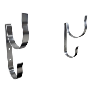 Kemp USA Aluminum Swimming Pool Pole Hanger (Set of 2) - Default Title