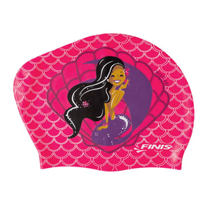 Long Hair Silicone Cap Seashell