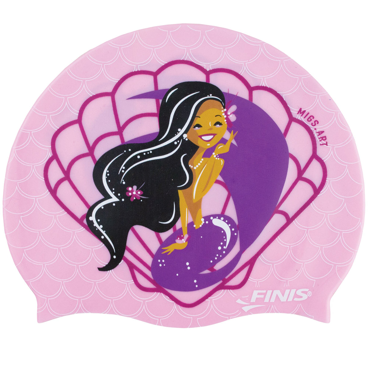 Silicone Cap Mermaid Seashell