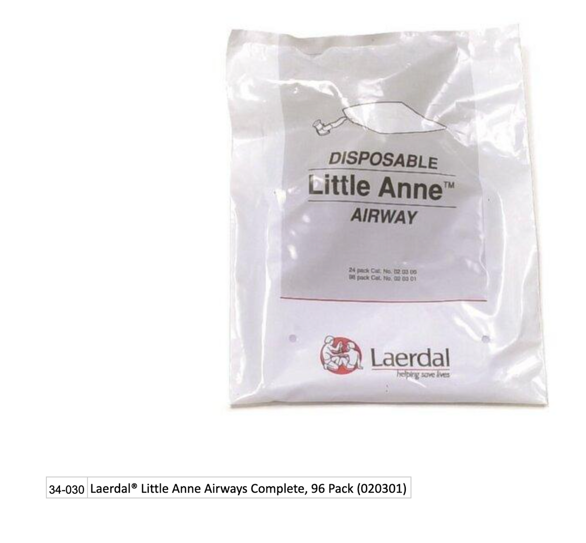 Laerdal® Little Anne Airways Complete - 96 Pack (020301)