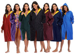 Adoretex Unisex Solid Fleece-Lined Swim Parka - 25