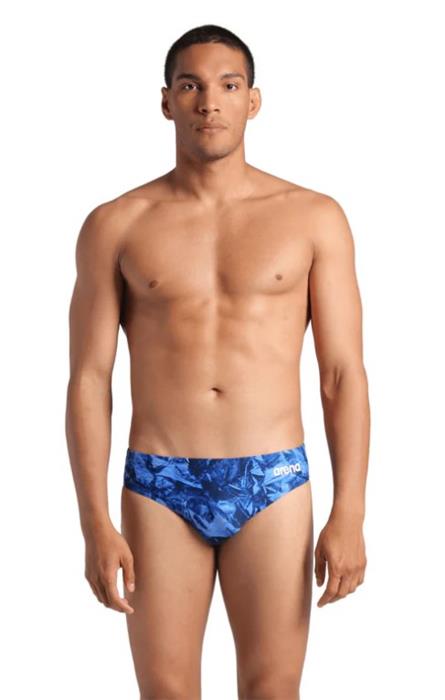 Arena Crackle Print MaxLife Eco Men's Swim Brief - 25