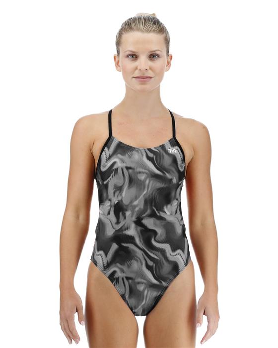 TYR Waveform Durafast Elite Ladies CutOutFit 1-Piece Swimsuit - 26 product image