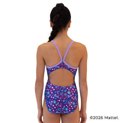 Dolfin Uglies Women's Barbie™ Summer Fun Print V-Back One Piece - 26