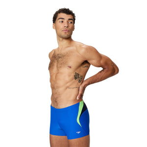 Speedo Splice Beachstar Sqaure LEG - DEEP SAPPHIRE/SCREAMING GREEN