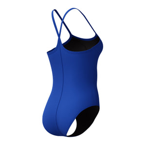 Speedo Solid Closed BACK Hydrobra ONE Piece - DEEP SAPPHIRE