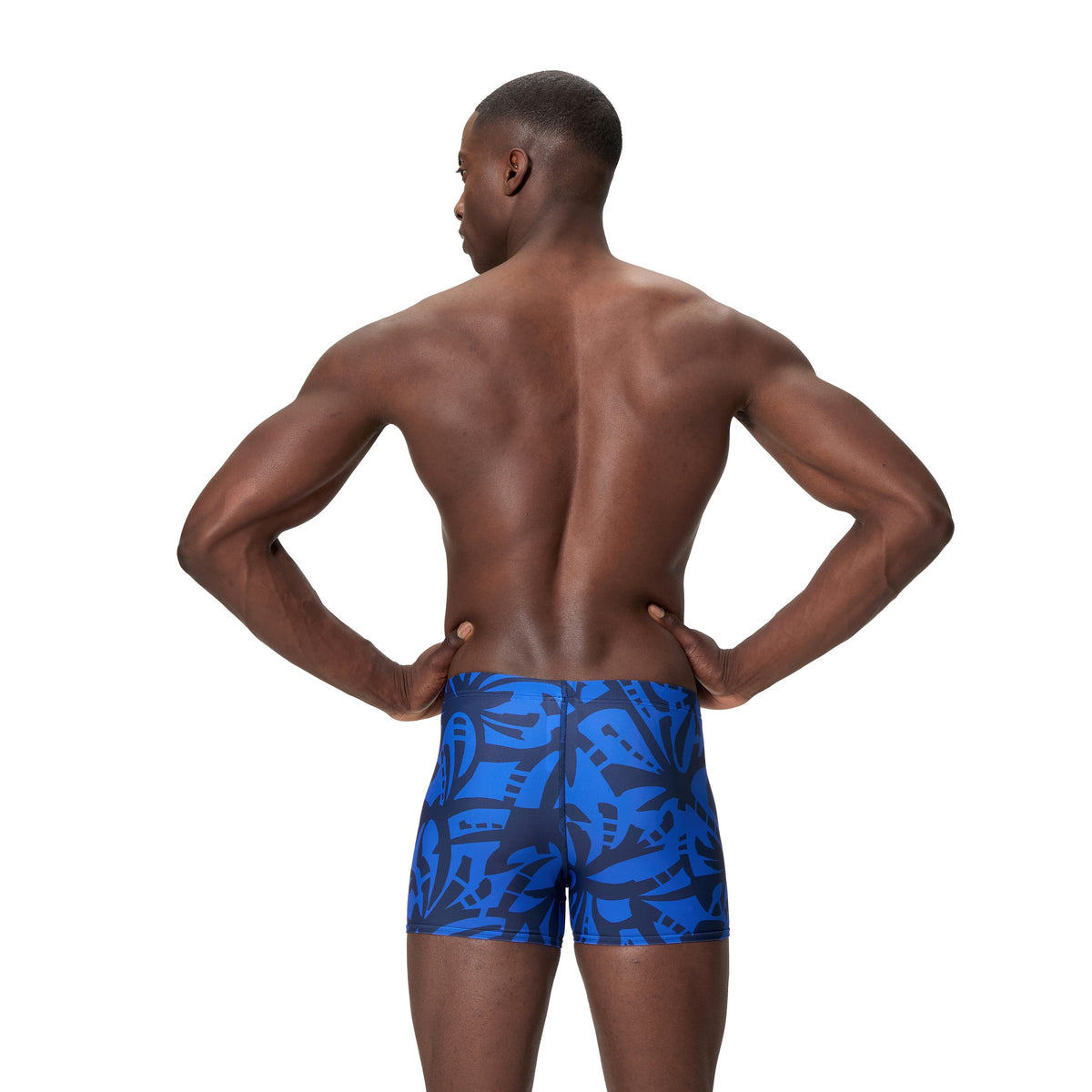 Speedo Print Beachstar Square LEG - PEACOAT/DEEP SAPPHIRE