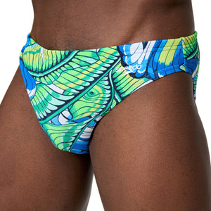 Speedo Print Beachstar Brief 2 INCH - MARINE TEAL