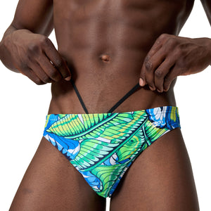 Speedo Print Beachstar Brief 2 INCH - MARINE TEAL