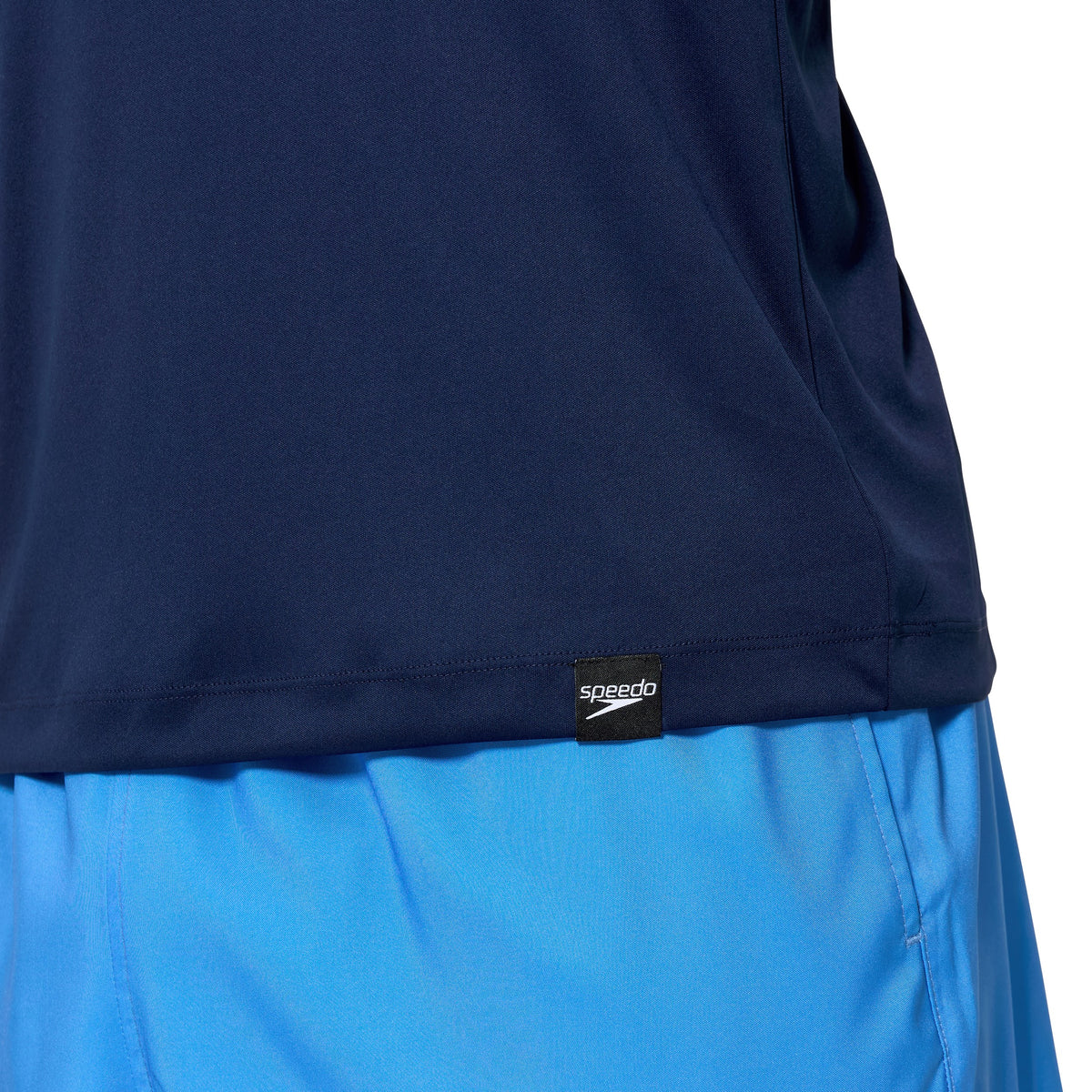 Speedo LONG Sleeve Graphic SWIM Shirt - PEACOAT/RED