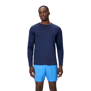 Speedo LONG Sleeve Graphic SWIM Shirt - PEACOAT/RED