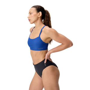 Speedo Solid Racerback Bikini TOP - ZAFFRE BLUE