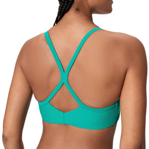 Speedo Solid Racerback Bikini TOP - PEACOCK TEAL