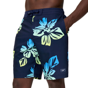 Speedo Print Bondi Boardshort 20 INCH - PEACOAT/LEMON DRIZZLE (PRIMROSE FLORAL)