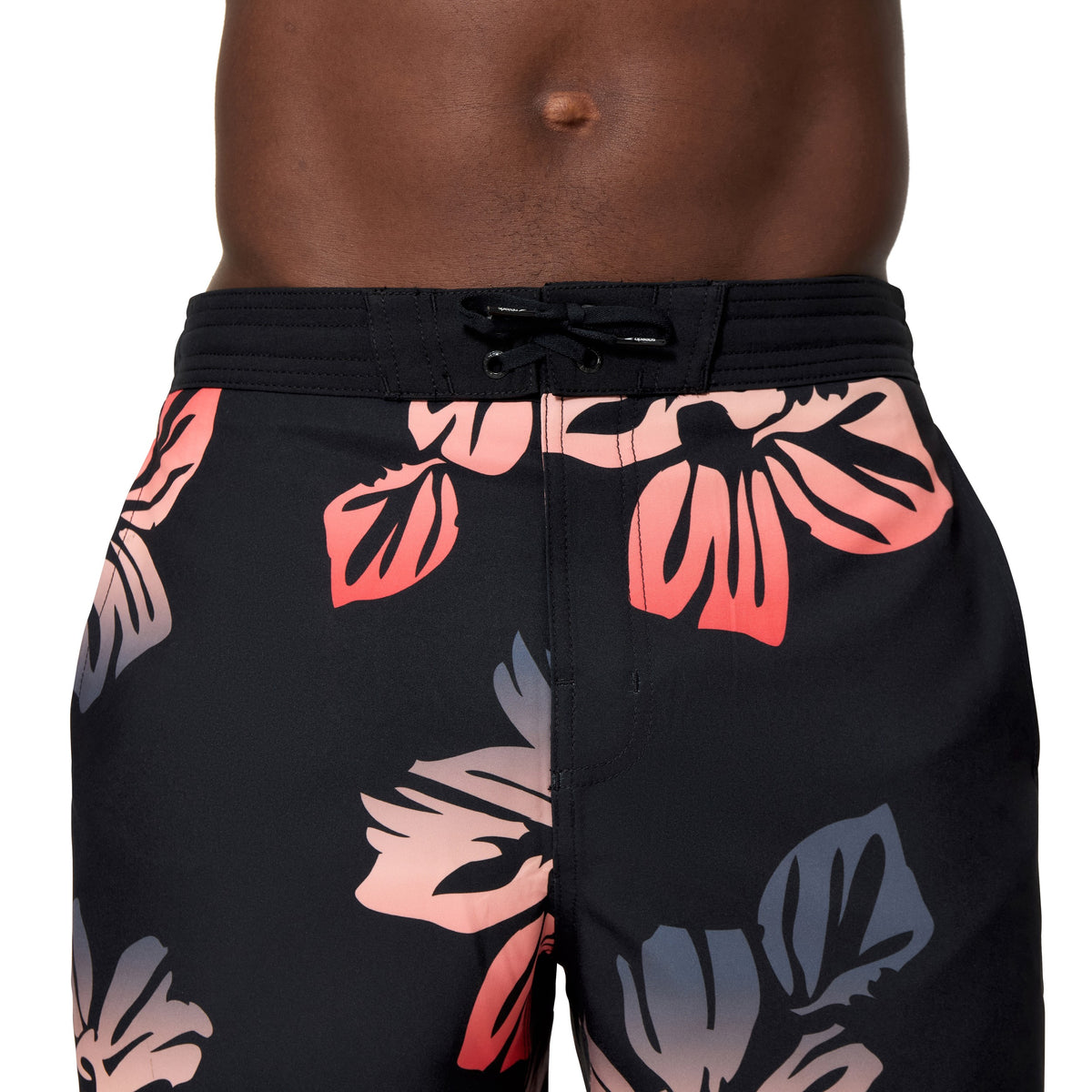 Speedo Print Bondi Boardshort 20 INCH - ANTHRACITE/PASTEL PEACH