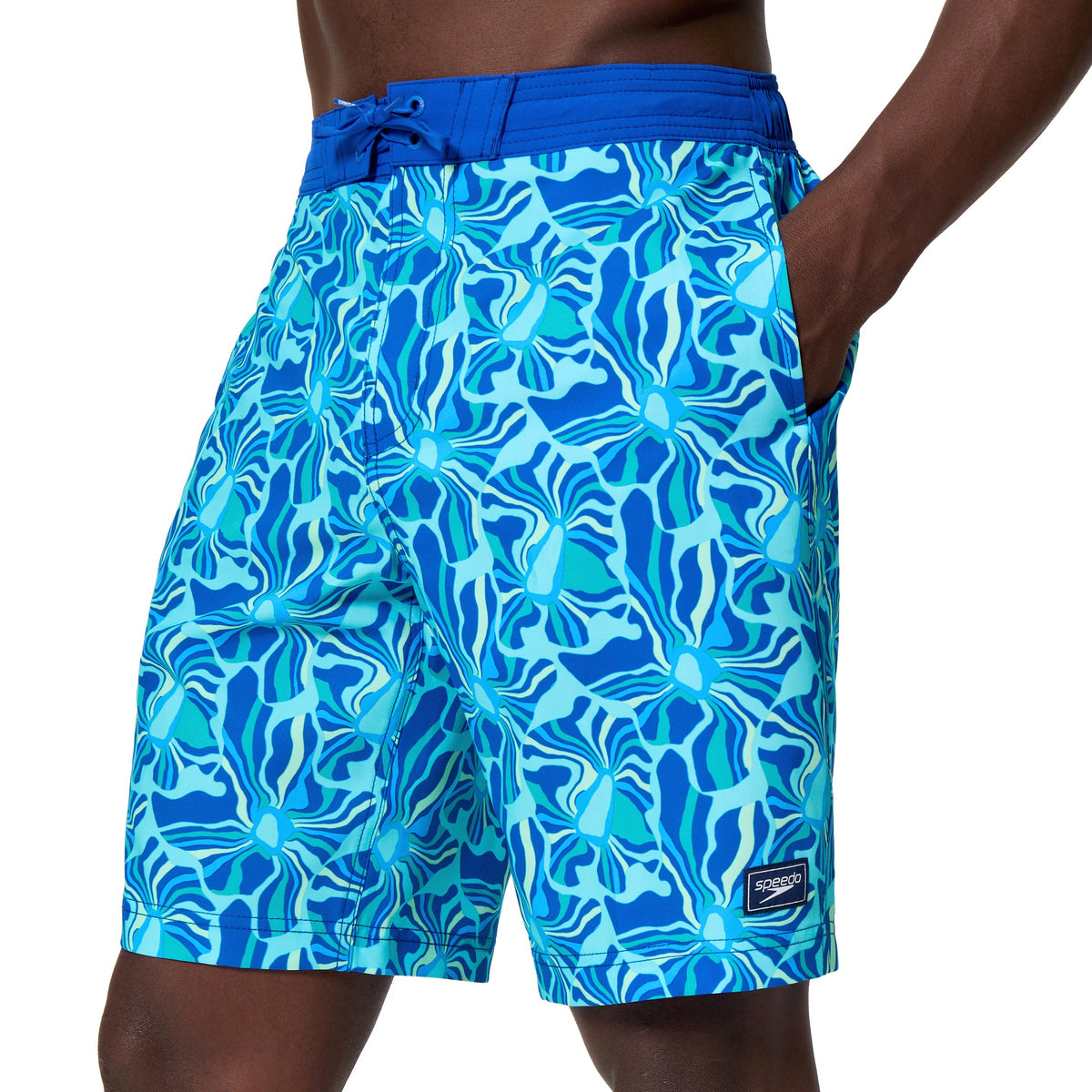 Speedo Print Bondi Boardshort 20 INCH - DEEP SAPPHIRE